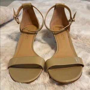 Kitten Heels with Ankle Strap